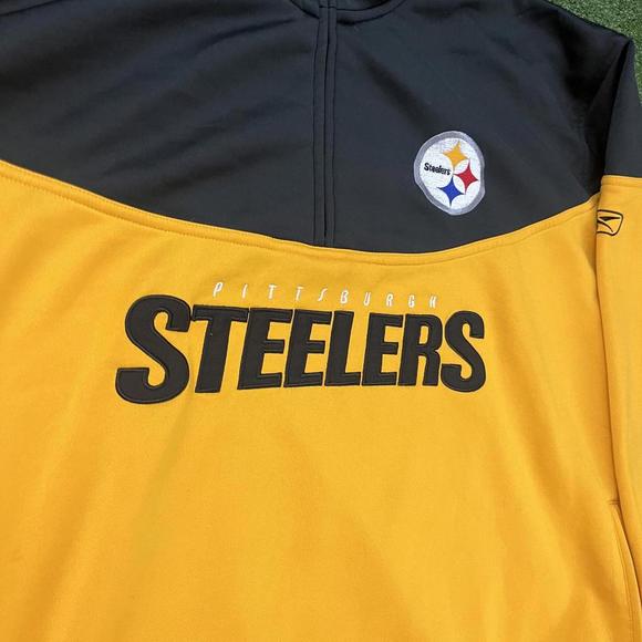 2000s Steelers Reebox quarter zip - Picture 2 of 5